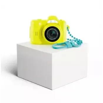 Cyfrowy aparat dziecięcy Canal Toys Photo Creator CLK062 żółty z 0,96-calowym LCD, obsługą MicroSD, USB