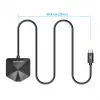 Manhattan USB-C i USB-A Combo Dock/Hub, Porty (4): USB-A (x2) i USB-C (x2), 5 Gb/s (USB 3.2 Gen1 znane jako USB 3.0), kątowa konstrukcja dla łatwego dostępu do portów, zasilany przez USB (nie wymaga zewnętrznego zasilacza)