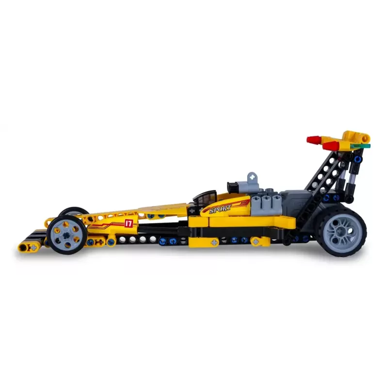 Samochód wyścigowy Drag Racing Jamara CaDA 402863 pilotów skala 1:10