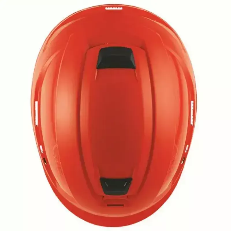 Kask ochronny UVEX 9731333 — HDPE, tworzywo sztuczne, czerwony, regulowany 51–65 cm