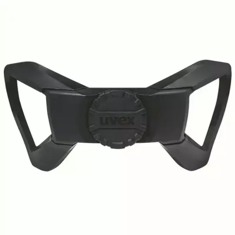 Kask ochronny UVEX 9731333 — HDPE, tworzywo sztuczne, czerwony, regulowany 51–65 cm