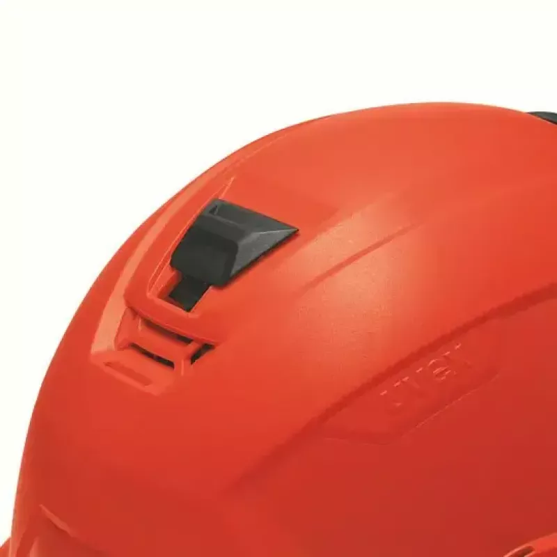 Kask ochronny UVEX 9731333 — HDPE, tworzywo sztuczne, czerwony, regulowany 51–65 cm