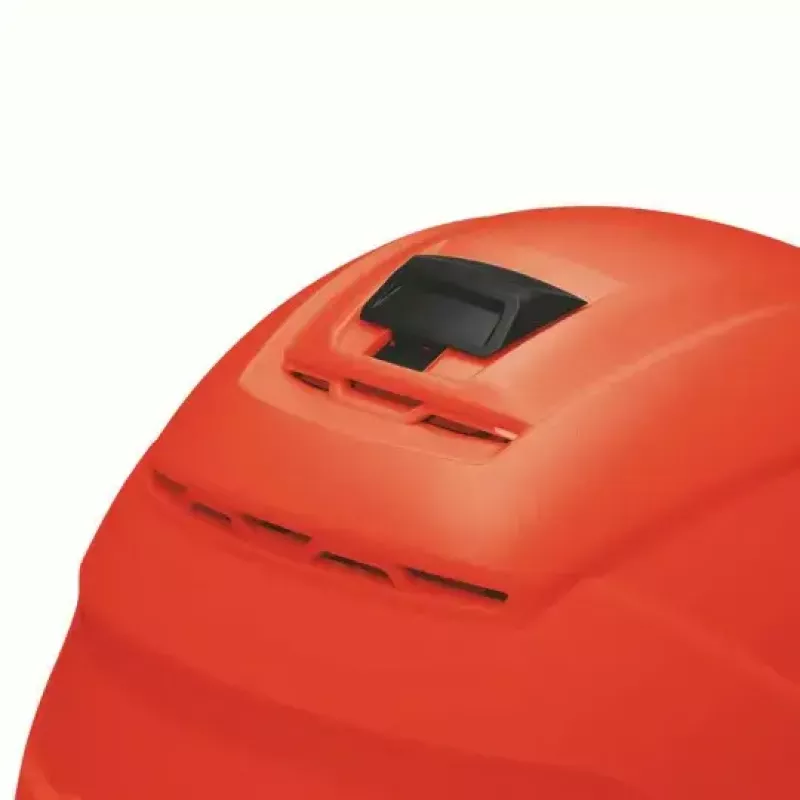Kask ochronny UVEX 9731333 — HDPE, tworzywo sztuczne, czerwony, regulowany 51–65 cm