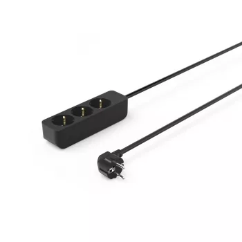 Hama 00223012 przedłużacz sieciowy 1.4 m 3 gniazda AC Wewnątrz pomieszczeń Czarny