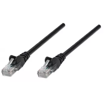 Intellinet Network kabel krosowy, Cat5e, 5m, Czarny, CCA, U/UTP, PVC, RJ45, Gold Plated Contacts, Snagless, Booted, Lifetime Warranty