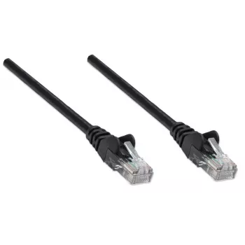 Intellinet Network kabel krosowy, Cat5e, 5m, Czarny, CCA, U/UTP, PVC, RJ45, Gold Plated Contacts, Snagless, Booted, Lifetime Warranty