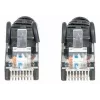 Intellinet Kabel krosowy sieciowy, Cat6, 2m, czarny, CCA, U/UTP, PVC, RJ45, pozłacane styki, snagless, wytłoczka, dożywotnia gwarancja