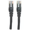 Intellinet Kabel krosowy sieciowy, Cat6, 2m, czarny, CCA, U/UTP, PVC, RJ45, pozłacane styki, snagless, wytłoczka, dożywotnia gwarancja