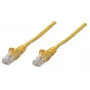 Kabel krosowy sieciowy Intellinet, kat. 5e, 3 m, żółty, CCA, U/UTP, PVC, RJ45, pozłacane styki, bezzaczepowa osłona, dożywotnia gwarancja