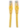 Intellinet Network kabel krosowy, Cat6, 0.5m, żółty, CCA, U/UTP, PVC, RJ45, Gold Plated Contacts, Snagless, Booted, Lifetime Warranty