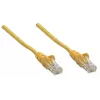 Intellinet Network kabel krosowy, Cat5e, 2m, żółty, CCA, U/UTP, PVC, RJ45, Gold Plated Contacts, Snagless, Booted, Lifetime Warranty