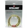 Intellinet Network kabel krosowy, Cat5e, 2m, żółty, CCA, U/UTP, PVC, RJ45, Gold Plated Contacts, Snagless, Booted, Lifetime Warranty