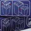 Rexel AS1000 plastikowe worki na odpady do niszczarek do dużego biura 115 L (opakowanie 100 szt.)