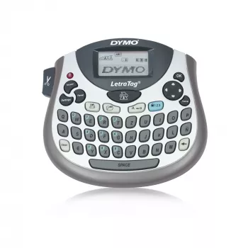 DYMO LetraTag ® 100T - Drukarka etykiet QWZ, QWERTZ, Termiczna bezpośrednia / Transfer termiczny, Szary
