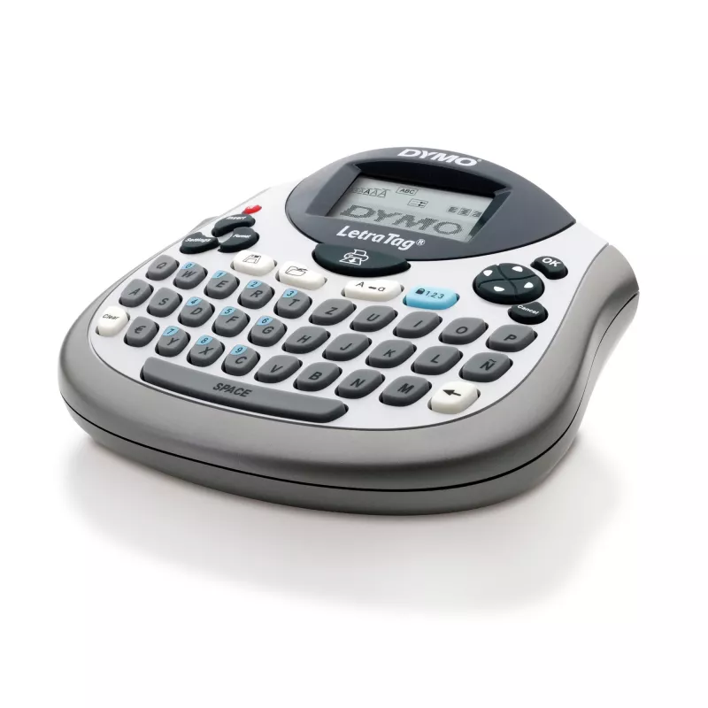 DYMO LetraTag ® 100T - Drukarka etykiet QWZ, QWERTZ, Termiczna bezpośrednia / Transfer termiczny, Szary