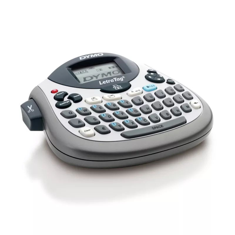DYMO LetraTag ® 100T - Drukarka etykiet QWZ, QWERTZ, Termiczna bezpośrednia / Transfer termiczny, Szary