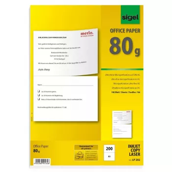 Papier do druku A5 Sigel LP202 200 arkuszy biały