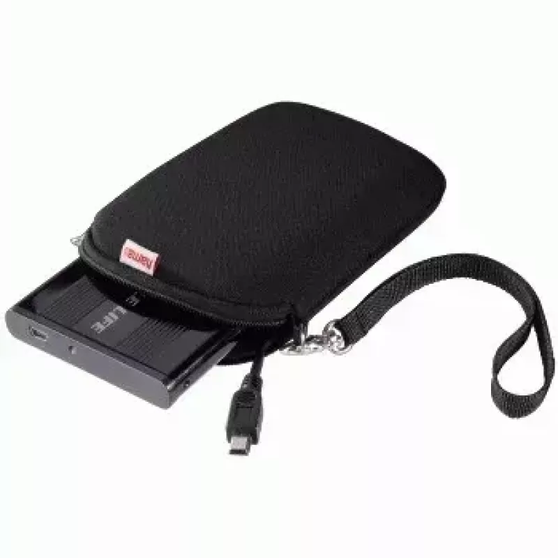 Etui Hama na dysk HDD 2.5 cala, neoprenowe, czarne