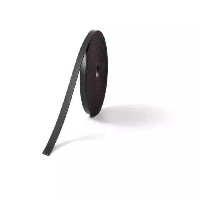 Nobo Taśma magnetyczna do tablic suchościeralnych 10mm x 5m, Czarny, 10 mm, 1 szt.