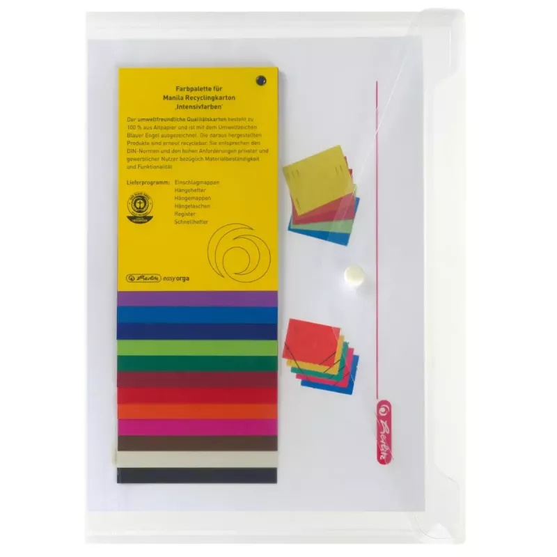 Folder Herlitz 10657930 z polipropylenu (PP) przezroczysty A4