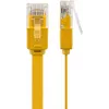 Płaski kabel krosowy Goobay CAT 6 1.5m U/UTP Żółty