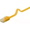 Płaski kabel krosowy Goobay CAT 6 1.5m U/UTP Żółty
