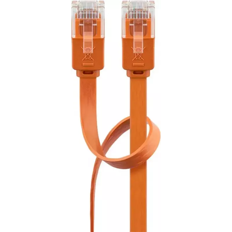 Płaski kabel krosowy Goobay CAT 6 U/UTP pomarańczowy 1,5 m