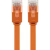 Płaski kabel krosowy Goobay CAT 6 U/UTP pomarańczowy 1,5 m