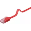 Goobay CAT 6 Płaski kabel krosowy U/UTP czerwony 2 m