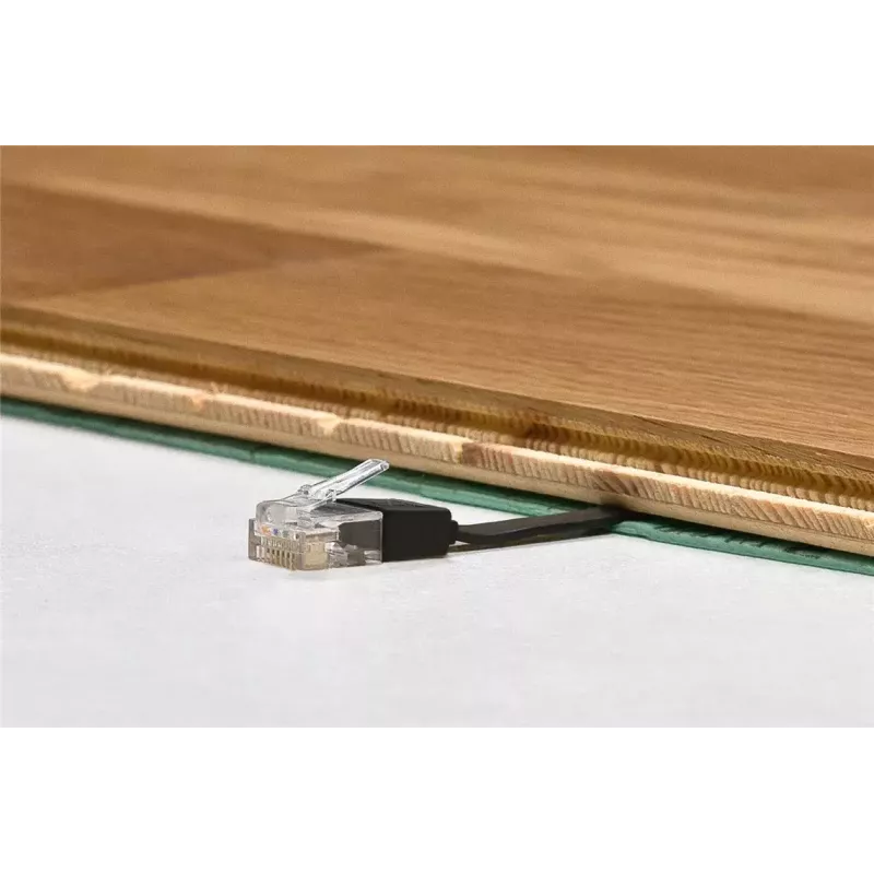 Wentronic RJ-45 CAT6 2m Patch kabel, Męski/Męski, U/UTP, Żółty (96414)