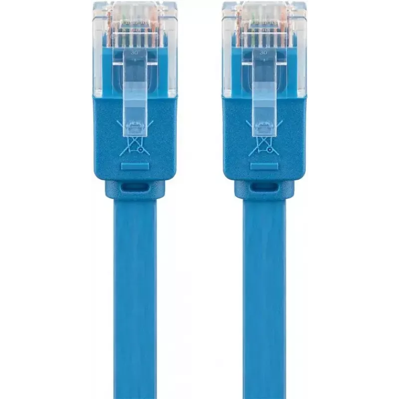 Płaski kabel krosowy Goobay CAT 6 5 m U/UTP niebieski