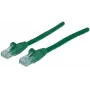 Kabel krosowy sieciowy Intellinet, Kat.6, 20m, zielony, CCA, U/UTP, PVC, RJ45, pozłacane styki, bezzaczepowa, z osłoną, dożywotnia gwarancja
