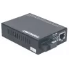 Intellinet Fast Ethernet WDM dwukierunkowy konwerter mediów jednomodowy, 10/100Base-Tx na 100Base-Fx (SC) jednomodowy, 20 km, WDM (Rx1550/Tx1310)