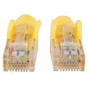 Intellinet sieciowy Patch kabel, Cat6A, 7,5 m, Żółty, Miedź, S/FTP, LSOH / LSZH, PVC, RJ45, Złocone styki, Bezzaczepowa, Osłonięta, Dożywotnia gwarancja