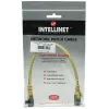 Intellinet sieciowy Patch kabel, Cat6A, 30m, Żółty, Miedź, S/FTP, LSOH / LSZH, PVC, RJ45, Pozłacane styki, Bezzaczepowe, Odciążka, Dożywotnia gwarancja