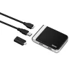 Hama 00054546 czytnik kart USB 3.2 Gen 1 (3.1 Gen 1) Typ-A/Typ-C Czarny, Srebrny