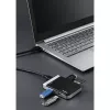 Hama 00054546 czytnik kart USB 3.2 Gen 1 (3.1 Gen 1) Typ-A/Typ-C Czarny, Srebrny
