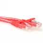 Patchcord ACT czerwony 0,25 m U/UTP CAT6 z wtyczkami RJ45, niehacząca osłona