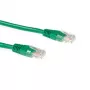 ACT zielony kabel krosowy U/UTP CAT6 o długości 0,25 metra ze złączami RJ45