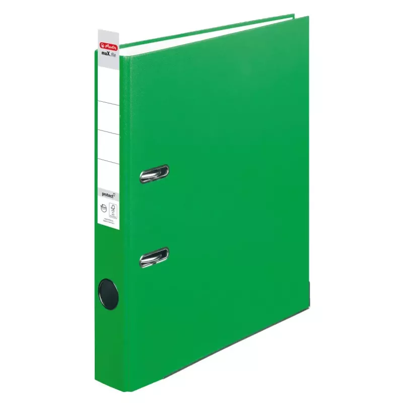 Skoroszyt Herlitz 11053675 Zielony Polipropylen PP A4 50 mm