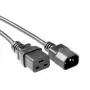ACT Powercord C14 - C19 czarny 2 m