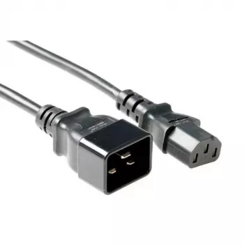 Kabel zasilający ACT Powercord C13 - C20 czarny 2 m