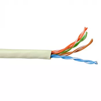 Kabel krosowy ACT CAT5E U/UTP linka Ivory 100m