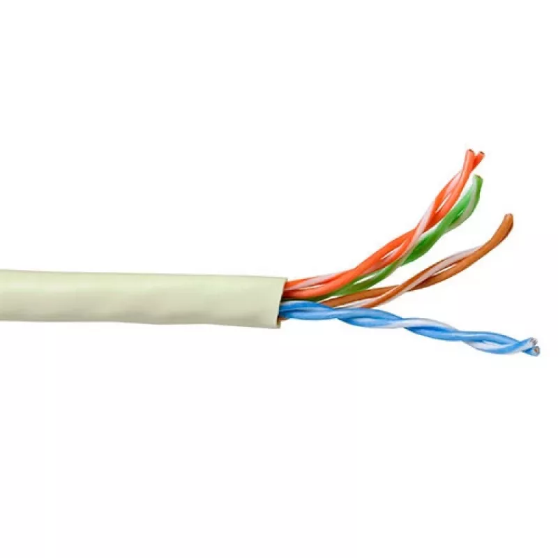 Kabel krosowy ACT CAT5E U/UTP linka Ivory 100m