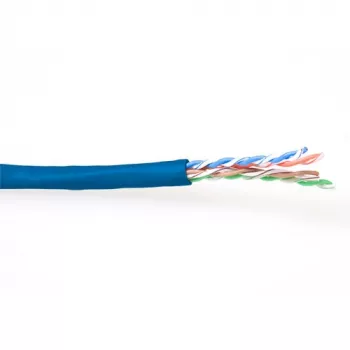 Kabel krosowy ACT CAT6 U/UTP linka niebieski 100 m