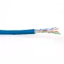 Kabel krosowy ACT CAT6 U/UTP linka niebieski 100 m