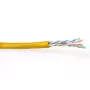 Kabel krosowy ACT CAT6 U/UTP linka żółty 100 m