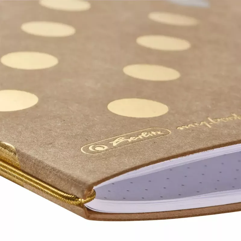Zeszyt Herlitz Pure Glam A5 40 arkuszy Złoty