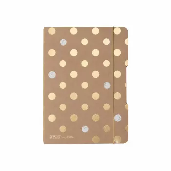 Zeszyt Herlitz Pure Glam A5 40 arkuszy Złoty