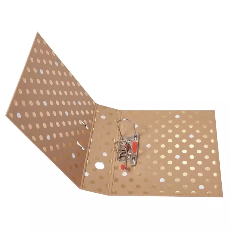 Ring binder A4 Herlitz Pure Glam Gold srebrny